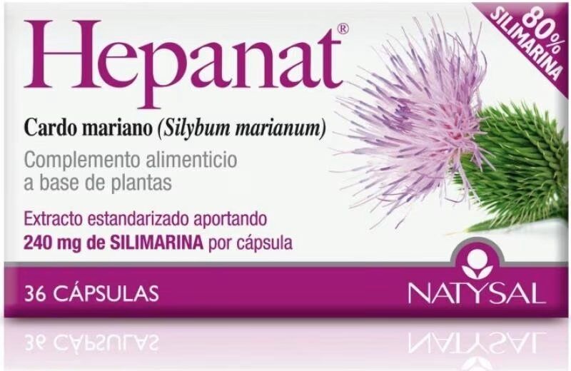 Natysal Hepanat 36 Cápsulas - Complemento De Cardo Mariano Talla Única Unisex