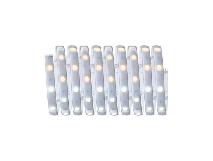 Paulmann MaxLED 250 Basisset IP44 CCT ZigBee 3m 250, dimmbar, alu / grau / zink, für Wohn- / Esszimmer, Kunststoff, Modern, Smart LED Strip