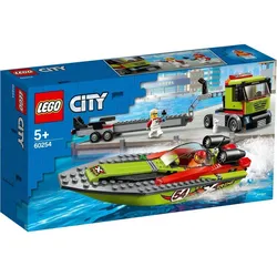 LEGO® City 60254 Rennboot- Transporter