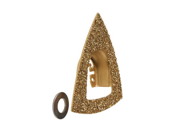 Wolfcraft Delta-Schleifplatte Hartmetallbestreut ⌀ 8 cm