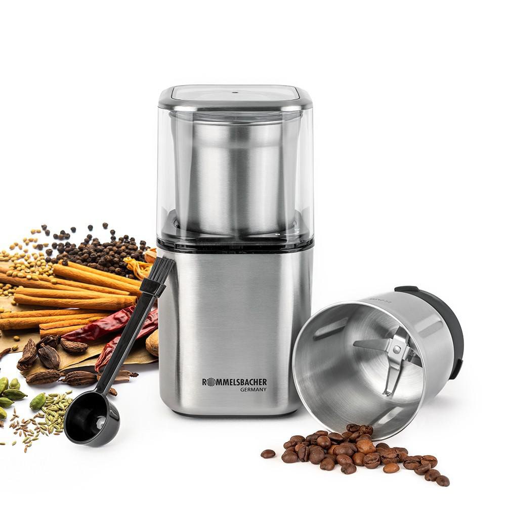 Rommelsbacher EGK 200 Gewürz- und Kaffeemühle 200W edelstahl