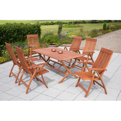 Garten-Essgruppe MERXX "Commodoro", beige (natur), Sitzmöbel-Sets