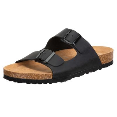 Pantolette LICO "Pantolette Alvaro", Herren, Gr. 44, Leder, schwarz, Schuhe Pantolette