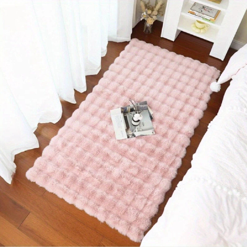 Household Furnishing Rabit Wave Pink Multi Rectangle 120 x 170 cm