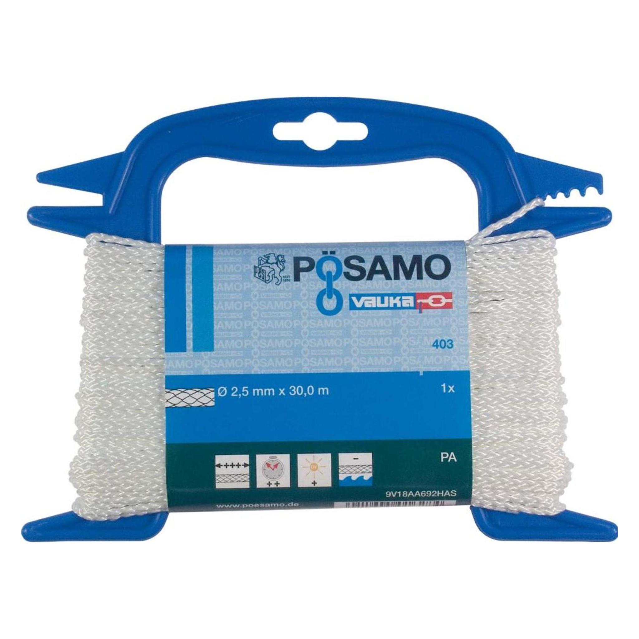 Magni PA-Seil gefl. weiss 6,0mmx20m auf Kz-Haspel (20 m) (4011645016147)