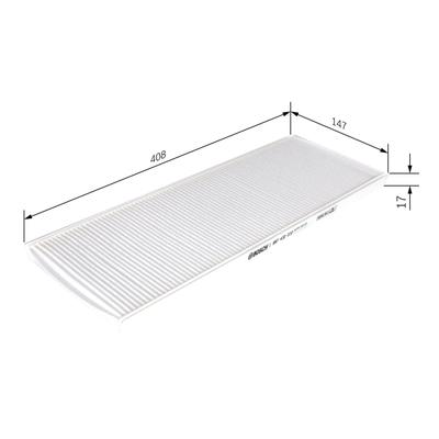 BOSCH Filter, Innenraumluft 1 987 432 010 für Vaughall CHEVROLET Opel HOLDEN