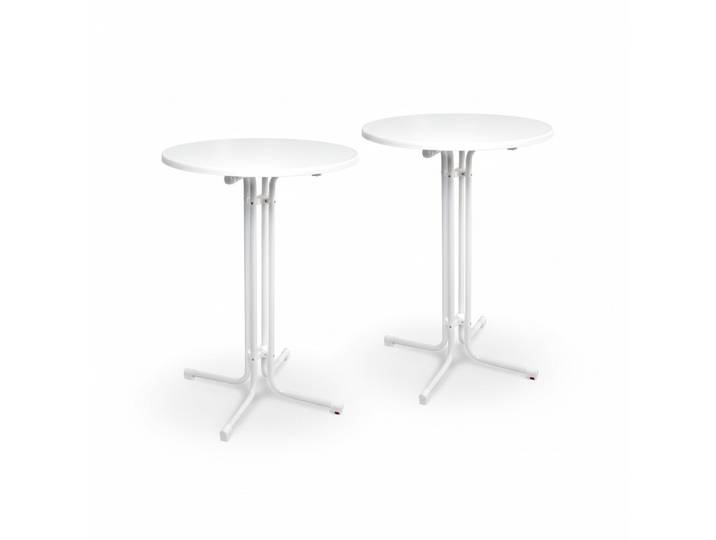 STEHTISCH Bellini Ø60xH110cm Weiß (2tlg)