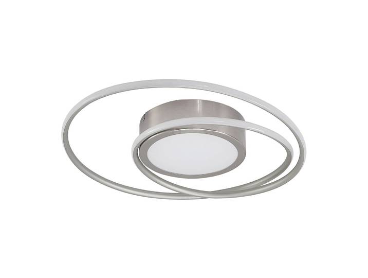 Plafonnier led en aluminium gris
