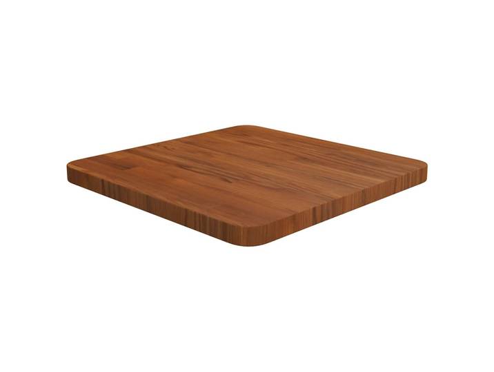 vidaXL Tischplatte Quadratisch Dunkelbraun 40x40x2,5cm Eiche Behandelt