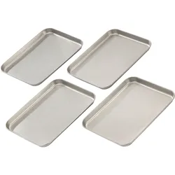 Enders Serviertablett Set 4 teilig aus Edelstahl