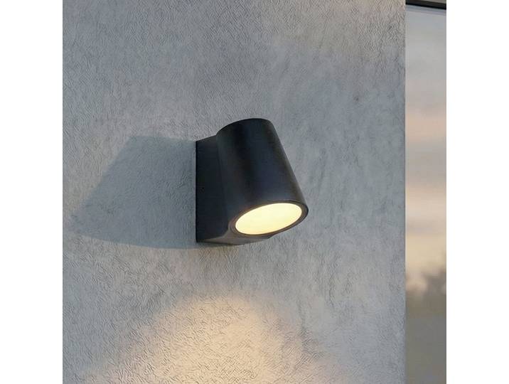 Applique d'extérieur LED Illuvia, IP54, noir mat, métal - Lindby - Balcon - Moderne - Aluminium - À ampoule unique