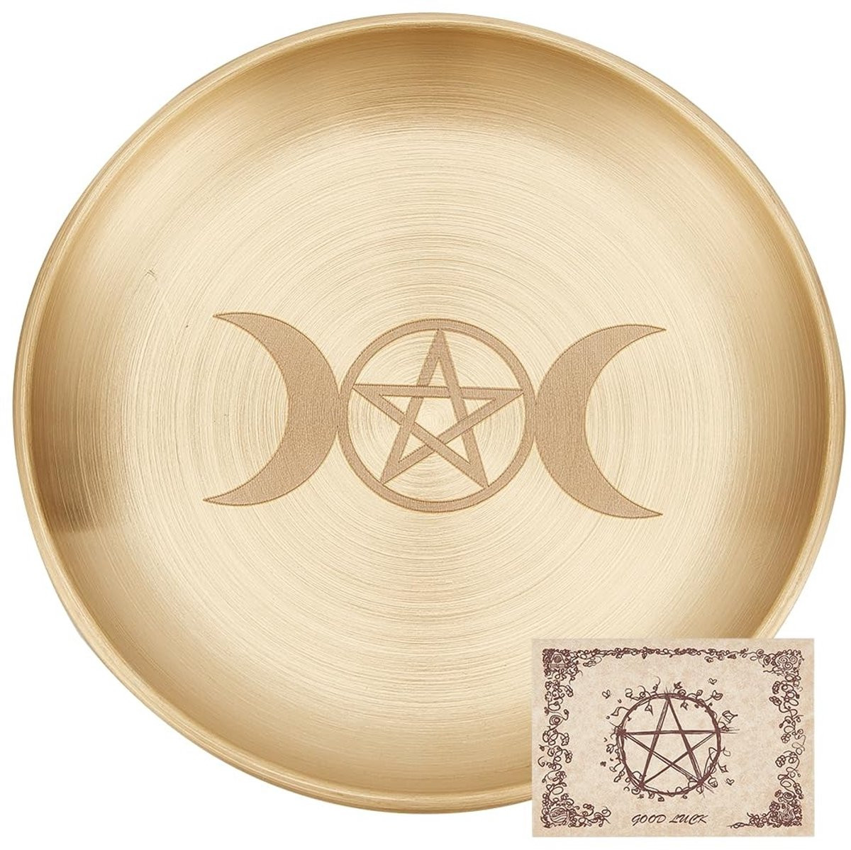 Allecto Pentagram Ceremoniële Aromatherapie Oudartbord