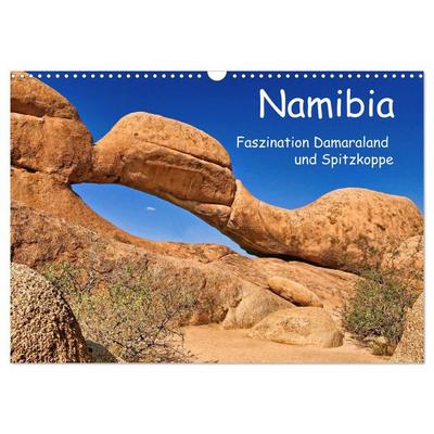 Namibia – Faszination Damaraland und Spitzkoppe (Wandkalender 2026 DIN A3 quer), CALVENDO Monatskalender