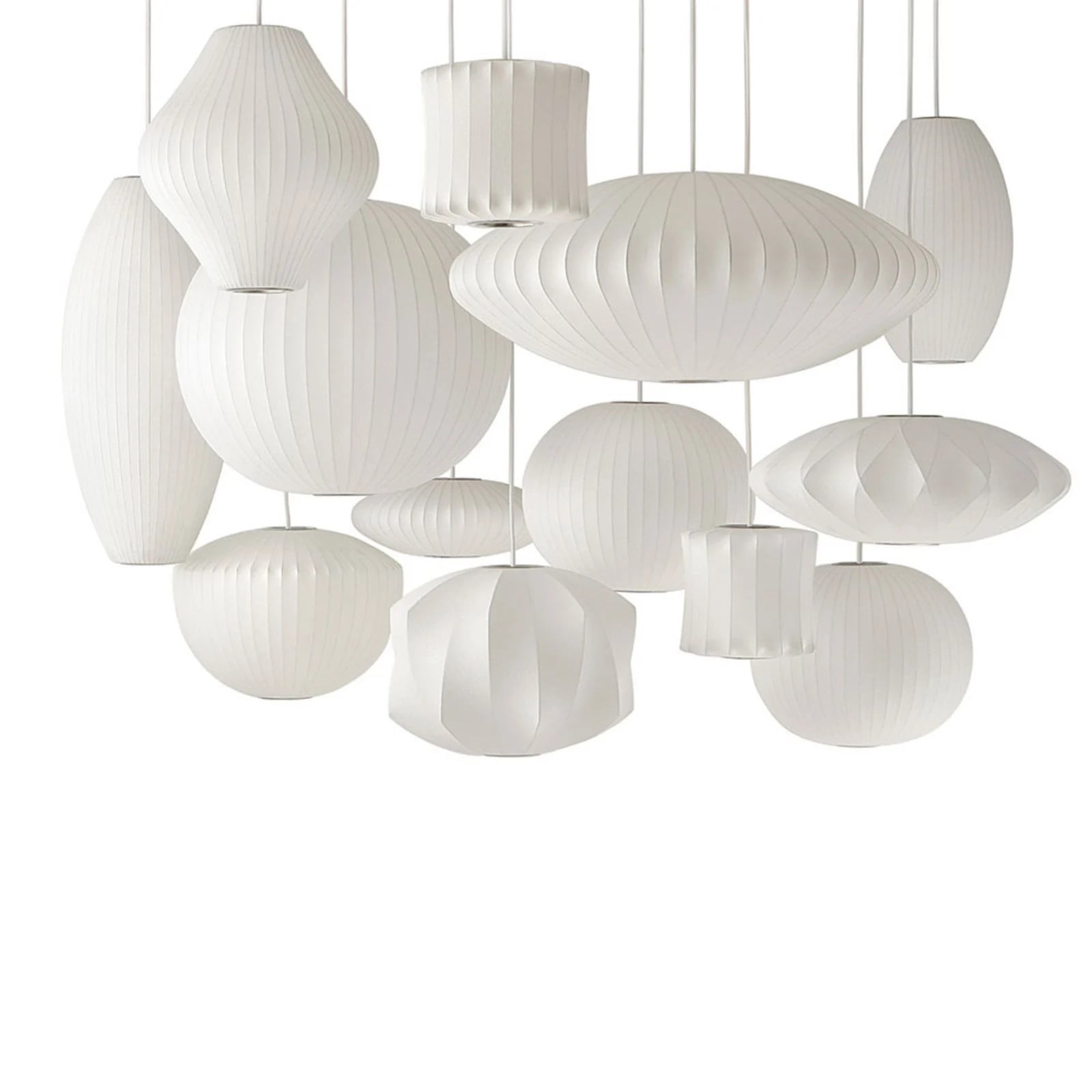HAY Nelson Pear Bubble Hanglamp - Wit - Kunststof en Metaal