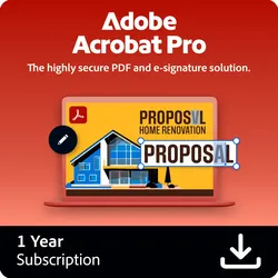 Adobe Acrobat Pro DC 1 Jahr
