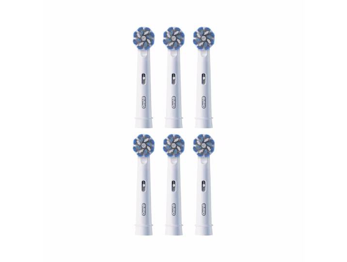 Oral-B Pro Sensitive Clean 6er Aufsteckbürsten – Ersatzbürste/Zahnpflege Zubehör – weiss