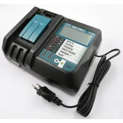 Universal-Ladegerät für Makita Werkzeug-Akkus, 14.4V, 18V, Li-Ion, wie BL1415, BL1430, JT6226