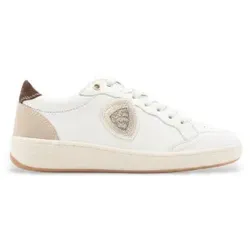 Blauer für Damen. S6OLYMPIA21 Turnschuhe Olympia 21 off-white (37), Weiß, Wohnung, Schnürsenkel, Lässig