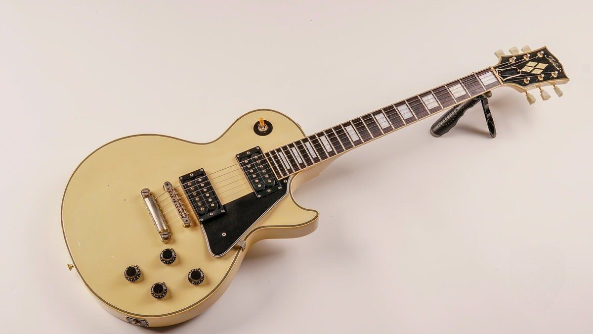 Tokai TLC60 / LC-60 Love Rock Custom 1984   Ivory Weiss   Tokai ’57 PAF Model   Ivory weiß - Refurbished