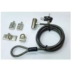 Gearlab Peripheral locking kit with, Notebook Security, Schwarz
