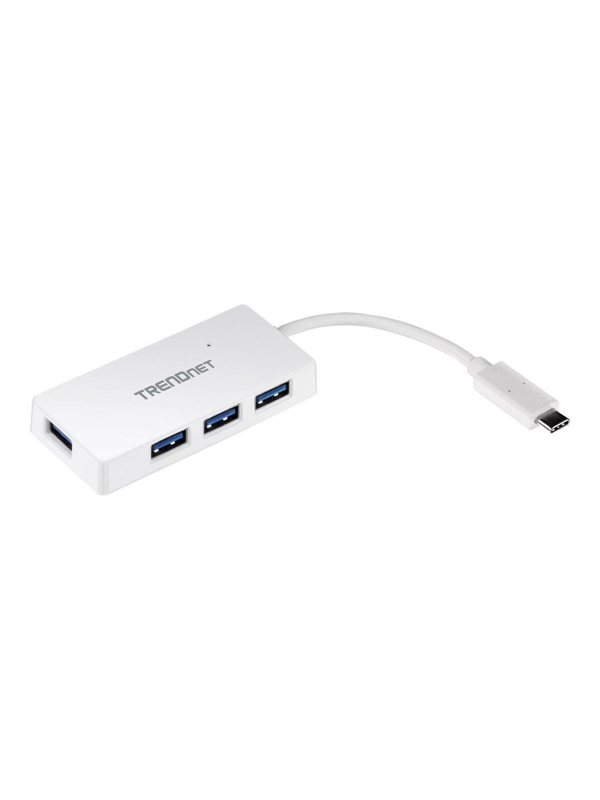TRENDnet TUC-H4E - hub - 4 ports USB-Hubs - 4 - Weiß
