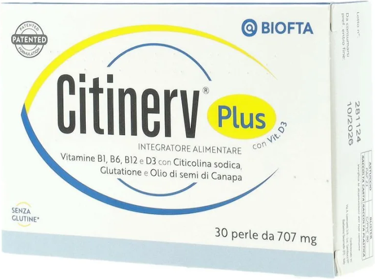 BIONATIVA SpA Citinerv Plus, 30 Capsule Molli