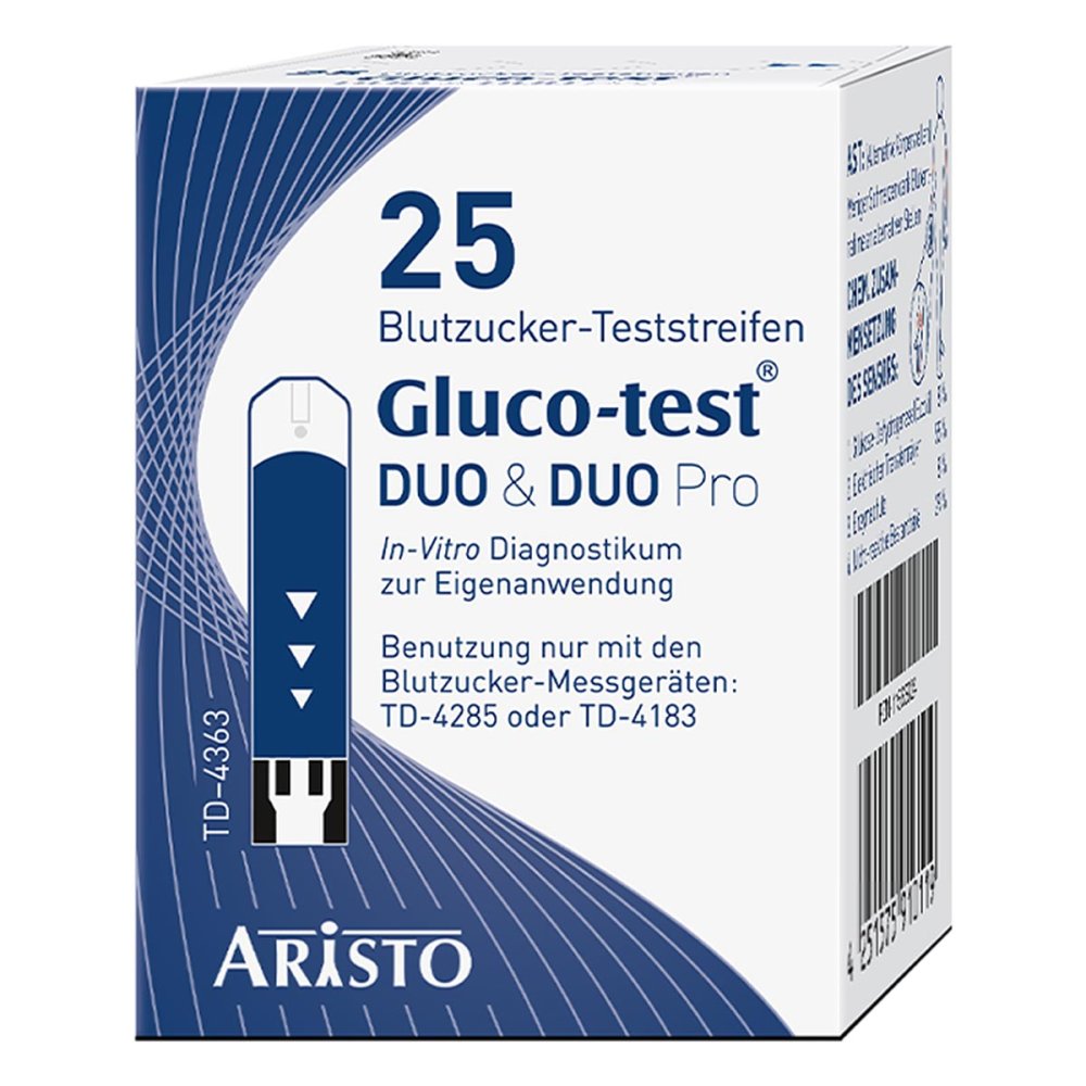 Aristo Pharma GmbH Gluco Test Duo Teststreifen 11563924