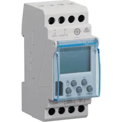 HAGER EGN103 - Wochenschaltuhr, 1 Wechsler, 16 A, 2 PLE, Digital