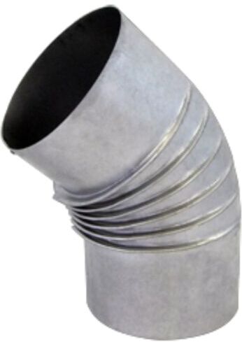 Bertrams Alu Bogen 14BG45-90 45°, Ø 90 x 0,7 mm, gerippt
