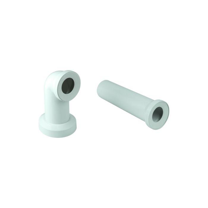 Grohe Bau Keramik WC-Ablaufbogen 39454000 6-10,5 cm, horizontal/vertikal, einstellbar
