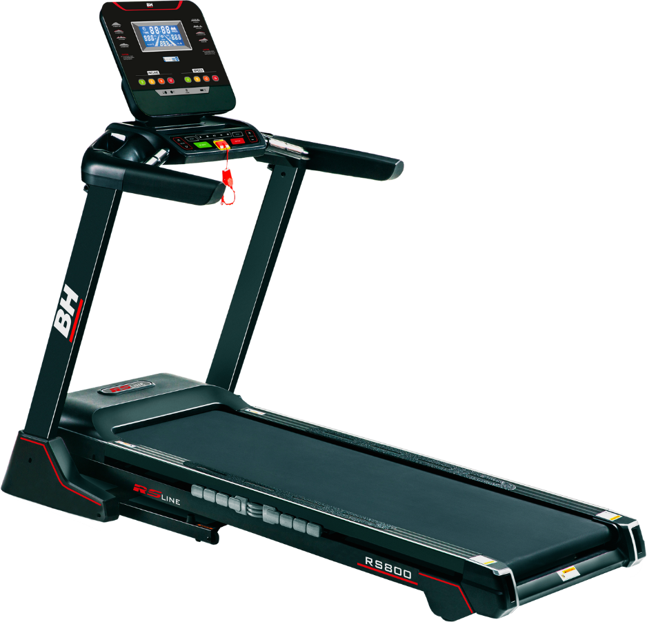 Fita de correr RS800 BH Fitness: a máquina perfeita para os utentes que querem praticar um exercício completo em casa