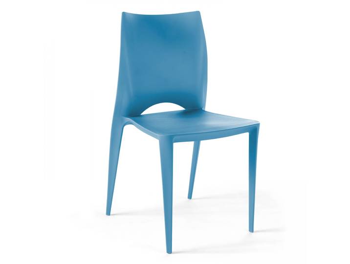 Oviala - Chaise en plastique style moderne