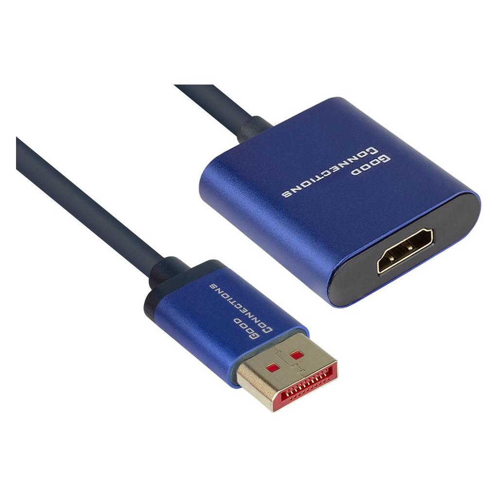 Good Connections GC DP-AD07 DisplayPort Adapter DP Stecker an HDMI Buchse (DisplayPort, HDMI) (DP-AD07)