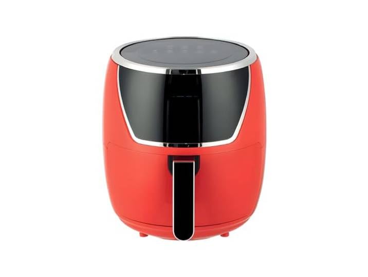 Wintem - Luftfritteuse 5 Liter mit Touch-LED, Timer 60 Minuten, automatische Abschaltung, schnelles und gleichmäßiges Kochen ohne Öl für knusprige Rezepte in der Familie