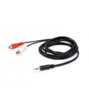 equip Audiokabel jack male 2x RCA female 2.50m 2,5 m (147093)