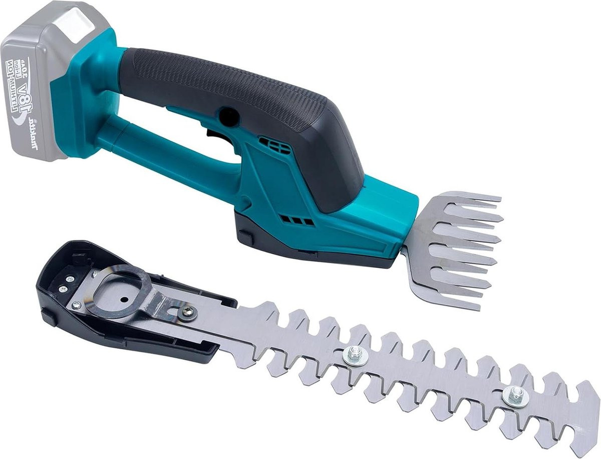 Makita Elektrische draadloze accuheggenschaar en grasschaar blauw - compatibel met 18V LXT lithiumbatterijen (zonder accu)