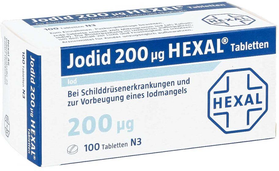Jodid HEXAL Jodid 200 µg HEXAL® Tabletten