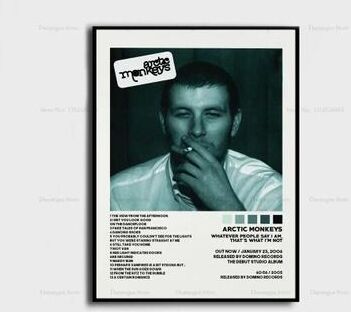 Uplift Picks Arctic Monkeys Album Cover Poster Canvas Music Wall Art Print 01 40x50 Cm no Frame