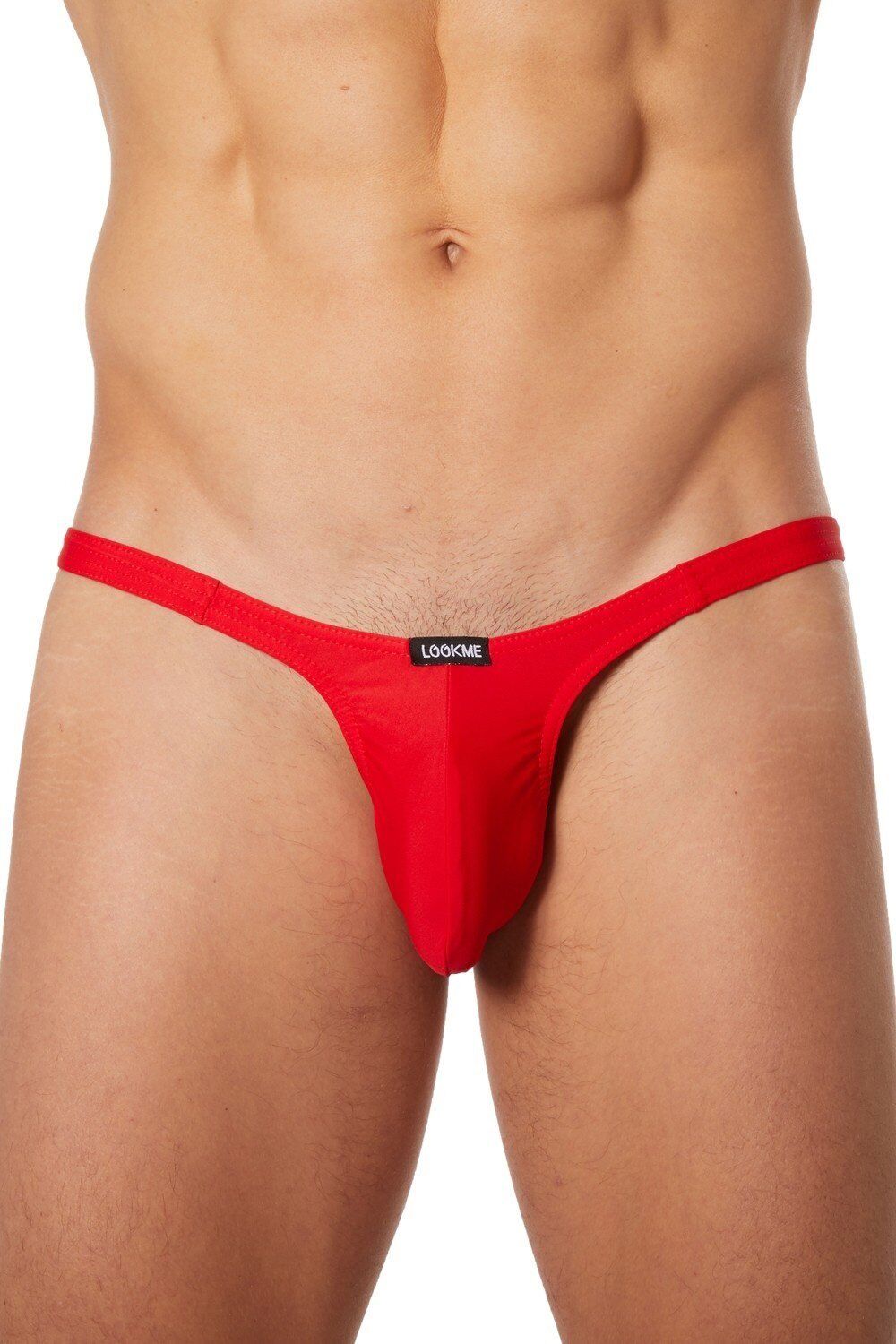 Look Me String homme rouge mini