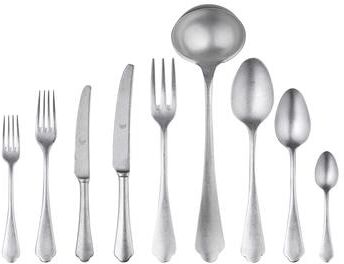 Mepra Dolce Vita Flatware Set with H/H Knives - 75 Pieces