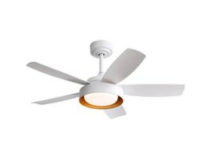 Ventilateur de plafond - HIBA - 22W 42 5 pales - LED dimmable - Moteur CC réversible - Télécommande & minuterie