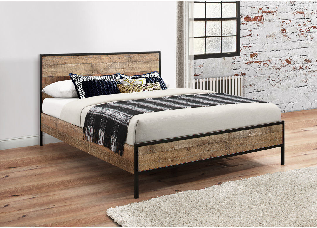 Borough Wharf Algere Bed Frame Black Kingsize (5')
