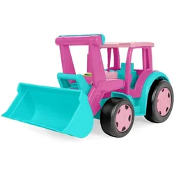 Wader Riesen Traktorlader rosa