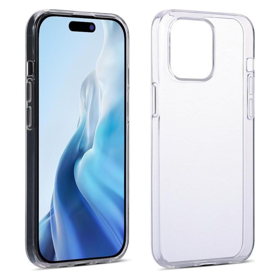 Iiglo iPhone 15 Pro Max Silikone cover (gennemsigtig) (Apple iPhone 15 Pro Max) (STIP-TPU-IP15PROM)