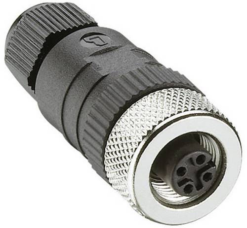 Lumberg Automation 108646 RKC 4/7 11214 Sensor-/Aktor-Steckverbinder, unkonfektioniert M12 Kupplung, gerade Polzahl Sensoren
