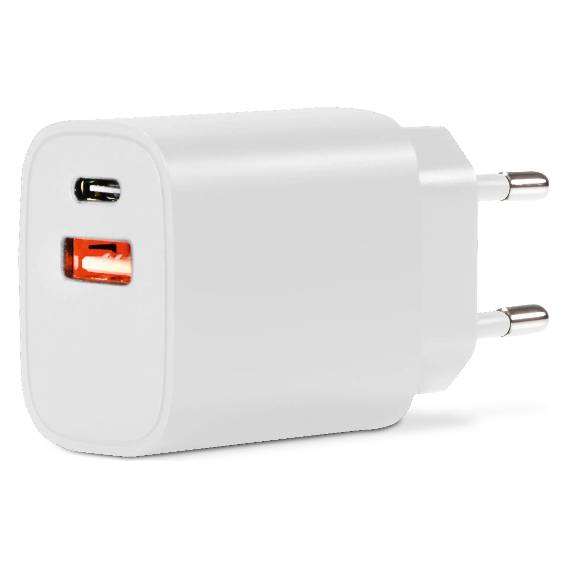 TechniSat USB-C Netzteil - 2 Port Schnellladegerät, (Power Adapter mit USB-C (30W) und USB-A (QC18W) (30 W, 2 Ports) (0001/3659)