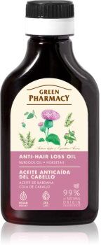 Green Pharmacy Horsetail Burdock Oil óleo de bardana anti-queda 100 ml. Horsetail Burdock Oil