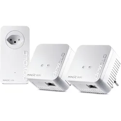 Devolo Magic 1 WiFi mini Multiroom Kit (1200 Mbit/s), Powerline, Weiss