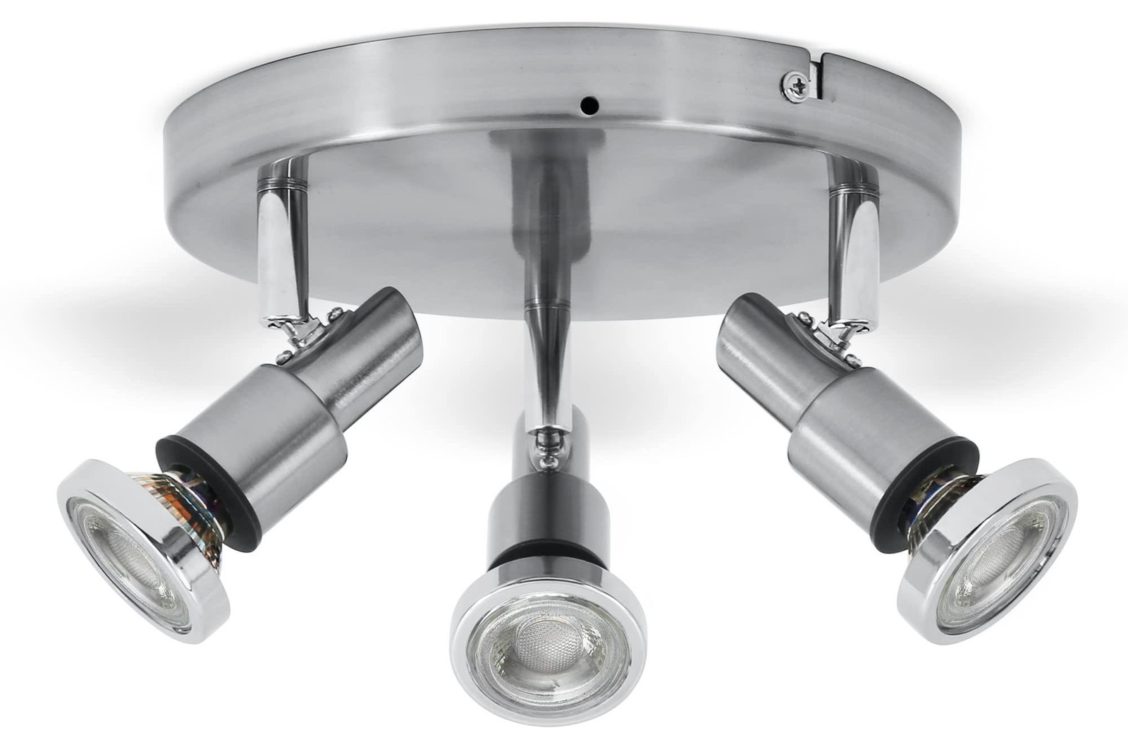 B.K.Licht LED inbouwspots voor het plafond, 3-lichts, IP44 badkamerverlichting