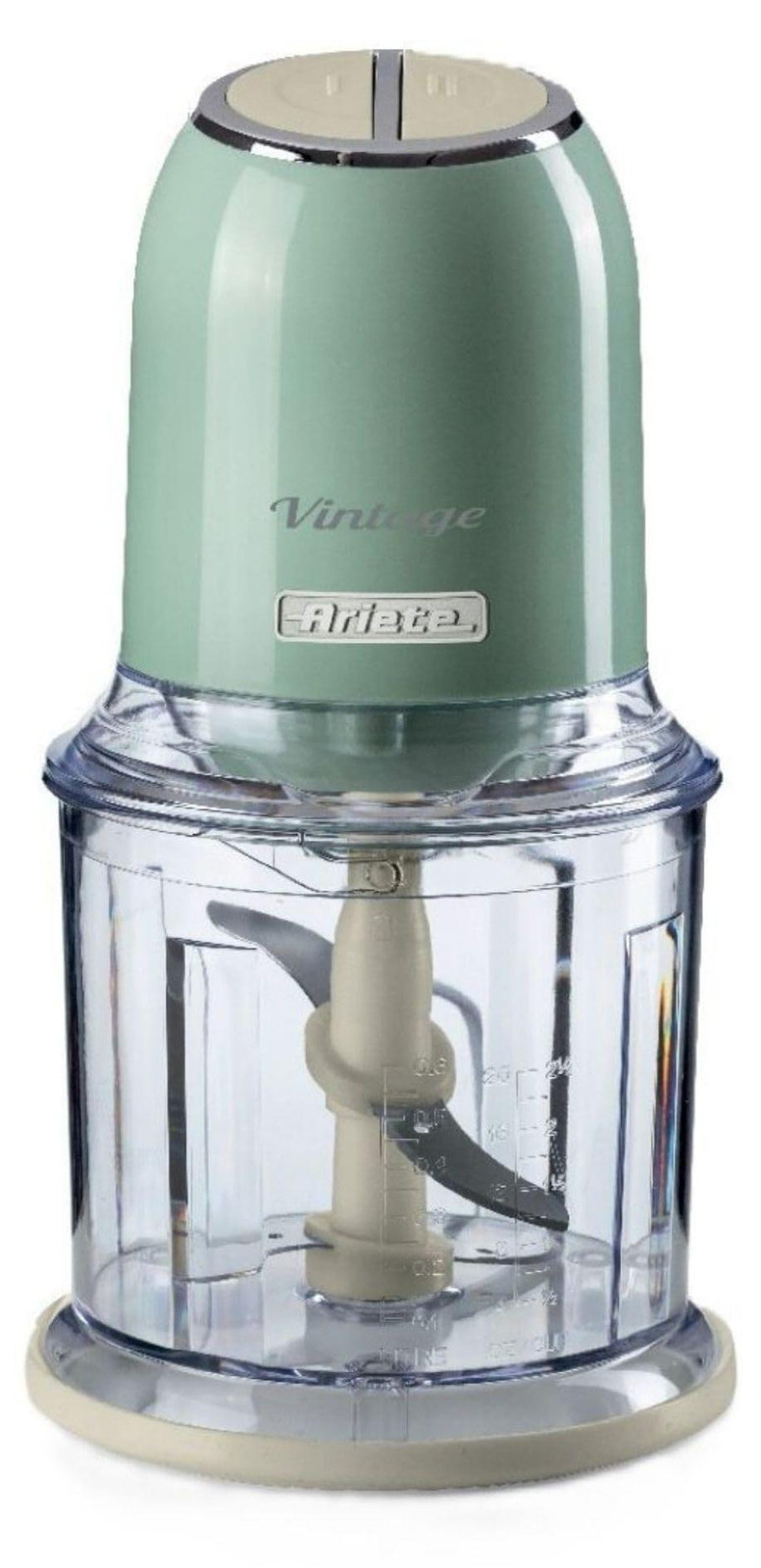 Ariete 438GR Vintage Hakmolen, Groen, 400 Watt, 600 ml